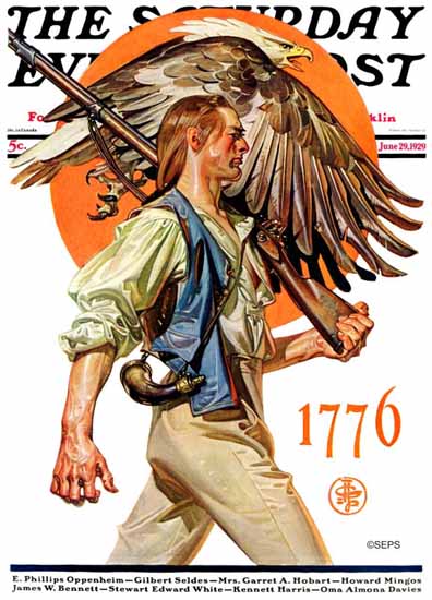 JC Leyendecker Saturday Evening Post July 4th 1929_06_29 | The Saturday Evening Post Graphic Art Covers 1892-1930