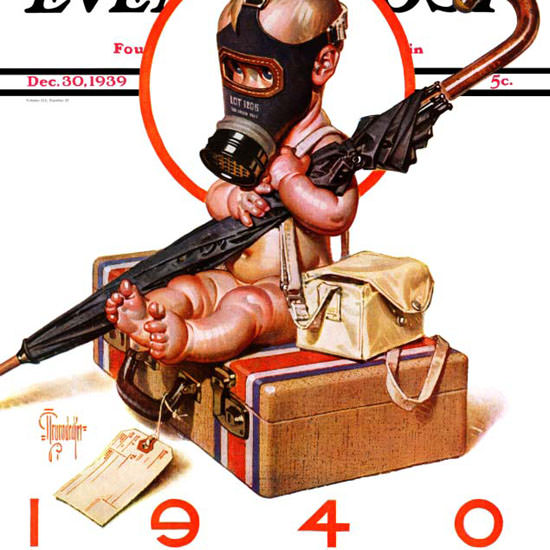 JC Leyendecker Saturday Evening Post Ready 1939_12_30 Copyright crop | Best of 1930s Ad and Cover Art