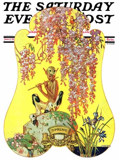 JC Leyendecker Saturday Evening Post Spring 1928_06_02 | The Saturday Evening Post Graphic Art Covers 1892-1930