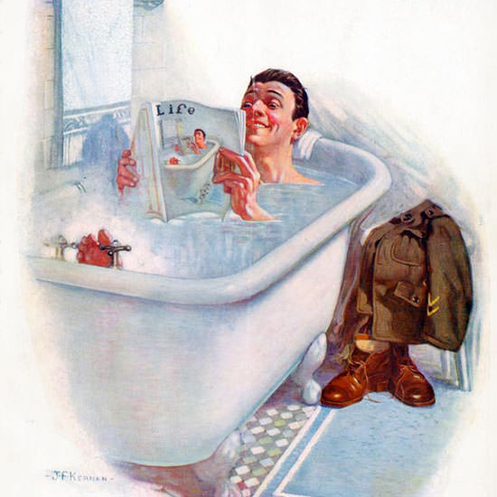 JF Kernan Life Humor Magazine 1919-05-01 Copyright crop | Best of Vintage Cover Art 1900-1970