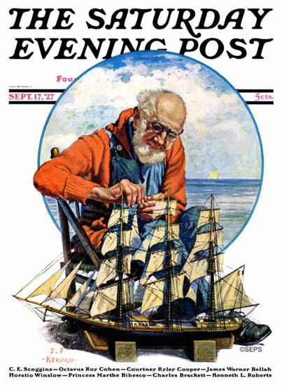 JF Kernan Saturday Evening Post 1927_09_17 | The Saturday Evening Post Graphic Art Covers 1892-1930