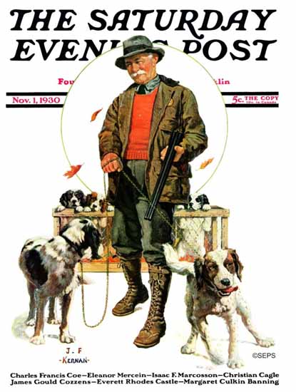 JF Kernan Saturday Evening Post 1930_11_01 | The Saturday Evening Post Graphic Art Covers 1892-1930