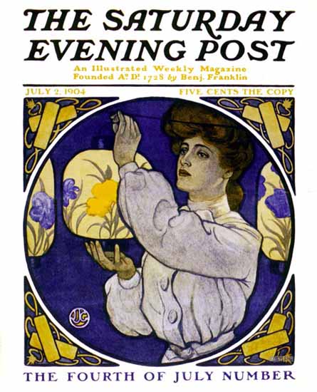 JJ Gould Saturday Evening Post July 4th 1904_07_02 | The Saturday Evening Post Graphic Art Covers 1892-1930