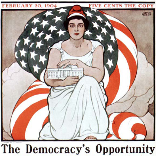 JJ Gould Saturday Evening Post Opportunity 1904_02_20 Copyright crop | Best of 1891-1919 Ad and Cover Art