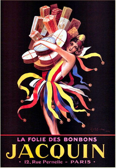 Jacquin Paris La Folie Des Bonbons | Sex Appeal Vintage Ads and Covers 1891-1970