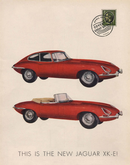 Jaguar E-Type 1961-1963 XK-E Automobile | Vintage Cars 1891-1970