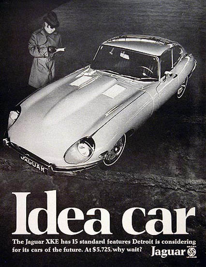 Jaguar XKE Coupe 1969 Idea Car | Vintage Cars 1891-1970