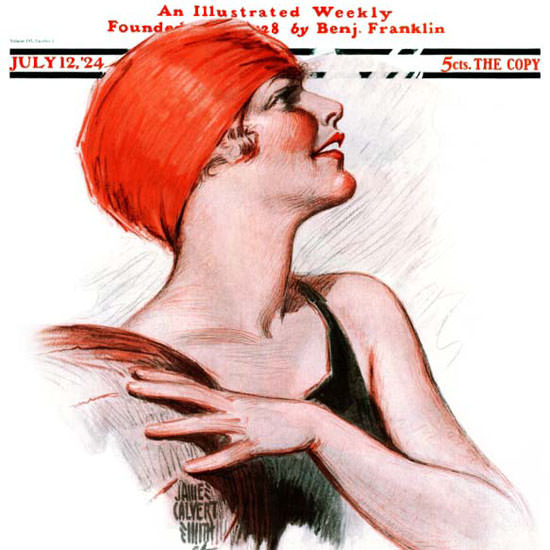 James Calvert Smith Saturday Evening Post 1924_07_12 Copyright crop | Best of 1920s Ad and Cover Art