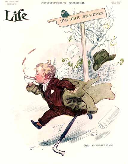 James Montgomery Flagg Life Humor Magazine 1911-05-04 Copyright | Life Magazine Graphic Art Covers 1891-1936