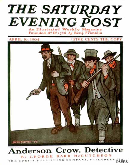 James Preston Saturday Evening Post Cover 1904_04_16 | The Saturday Evening Post Graphic Art Covers 1892-1930