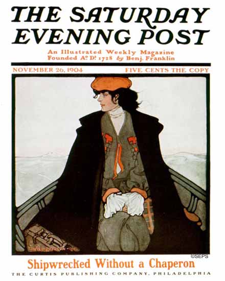 James Preston Saturday Evening Post Cover 1904_11_26 | The Saturday Evening Post Graphic Art Covers 1892-1930