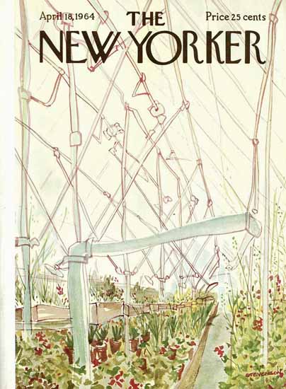 James Stevenson The New Yorker 1964_04_18 Copyright | The New Yorker Graphic Art Covers 1946-1970