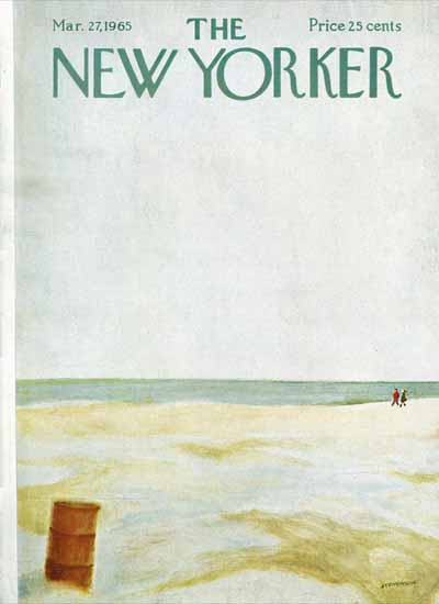 James Stevenson The New Yorker 1965_03_27 Copyright | The New Yorker Graphic Art Covers 1946-1970