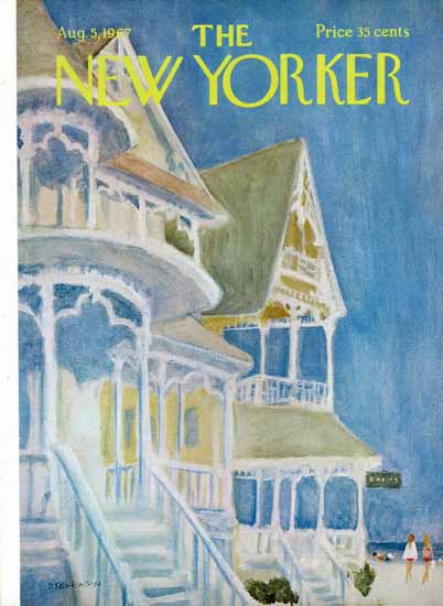 James Stevenson The New Yorker 1967_08_05 Copyright | The New Yorker Graphic Art Covers 1946-1970