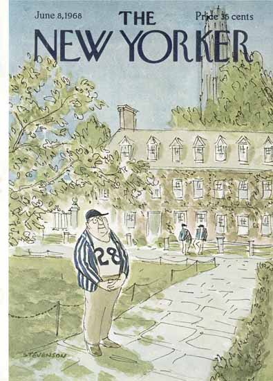 James Stevenson The New Yorker 1968_06_08 Copyright | The New Yorker Graphic Art Covers 1946-1970