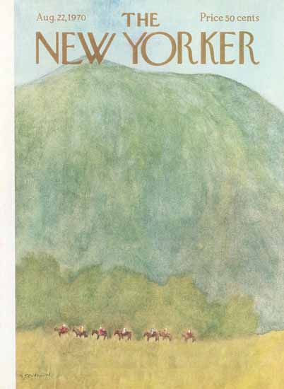 James Stevenson The New Yorker 1970_08_22 Copyright | The New Yorker Graphic Art Covers 1946-1970