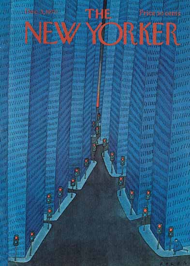 Jean-Michel Folon The New Yorker 1970_12_05 Copyright | The New Yorker Graphic Art Covers 1946-1970