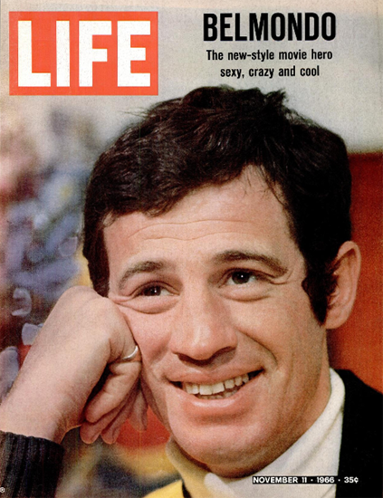 Jean-Paul Belmondo Paris Burning 11 Nov 1966 Copyright Life Magazine | Life Magazine Color Photo Covers 1937-1970