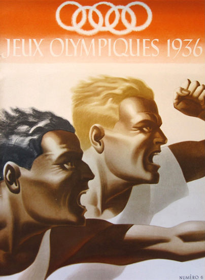 Jeux Olympiques 1936 Olympic Games Berlin 2 | Vintage Ad and Cover Art 1891-1970