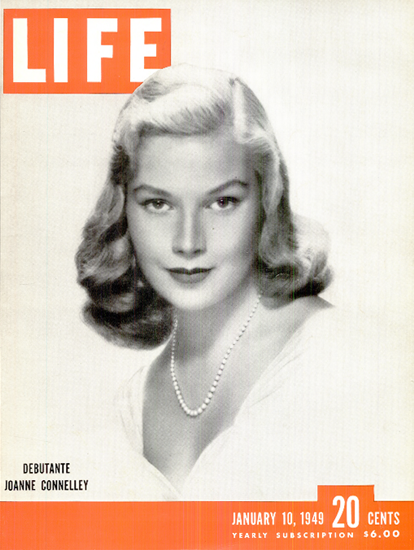 Joanne Connelley Debutante 10 Jan 1949 Copyright Life Magazine | Life Magazine BW Photo Covers 1936-1970