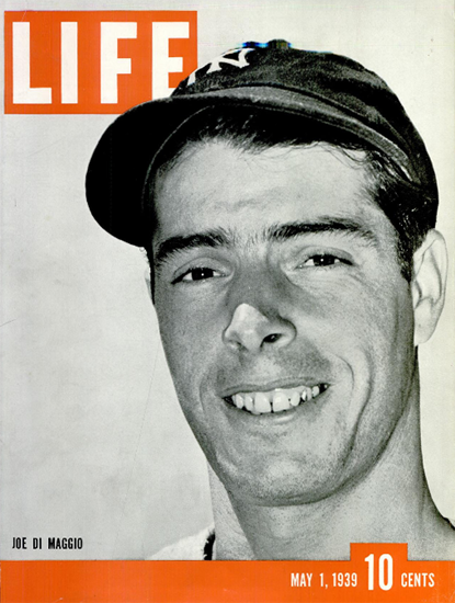 Joe Di Maggio 1 May 1939 Copyright Life Magazine | Life Magazine BW Photo Covers 1936-1970