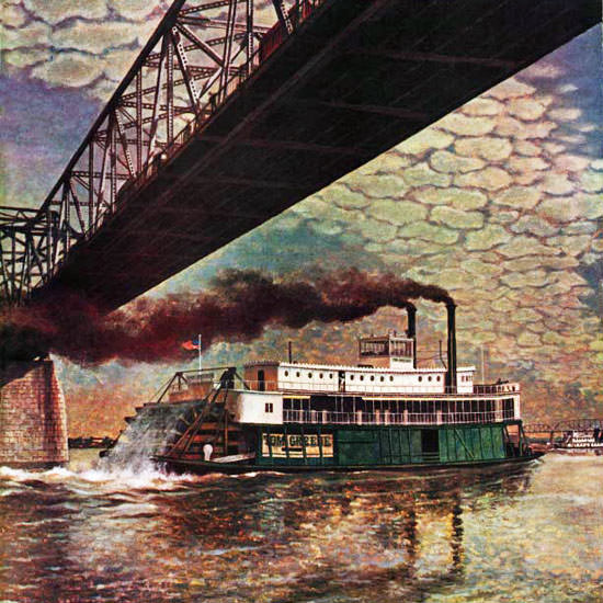 John Atherton Saturday Evening Post Ohio 1946_09_21 Copyright crop | Best of Vintage Cover Art 1900-1970