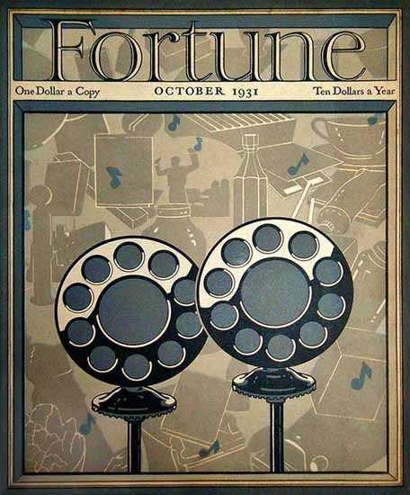 John Clinton Ellis Fortune Magazine October 1931 Copyright | Fortune Magazine Graphic Art Covers 1930-1959