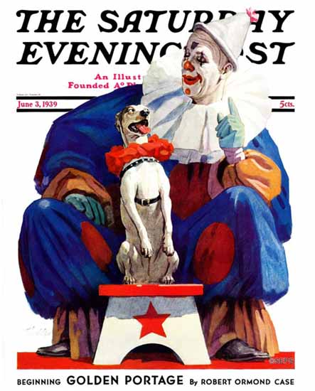 John E Sheridan Cover Artist Saturday Evening Post 1939_06_03 | The Saturday Evening Post Graphic Art Covers 1931-1969