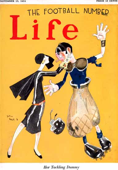 John Held Jr Life Humor Magazine 1924-11-13 Copyright | Life Magazine Graphic Art Covers 1891-1936