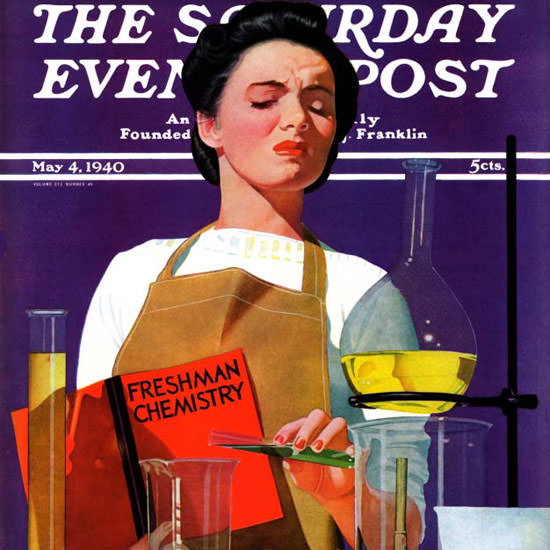 John Hyde Phillips Saturday Evening Post 1940_05_04 Copyright crop | Best of Vintage Cover Art 1900-1970