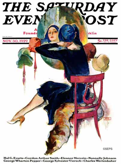 John La Gatta Cover Artist Saturday Evening Post 1929_11_30 Sex Appeal | Sex Appeal Vintage Ads and Covers 1891-1970