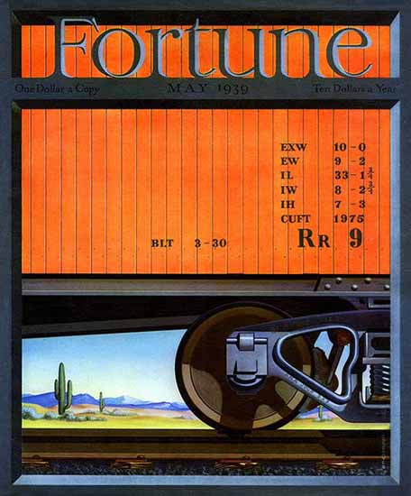 John OHara Cosgrave Fortune Magazine May 1939 Copyright | Fortune Magazine Graphic Art Covers 1930-1959