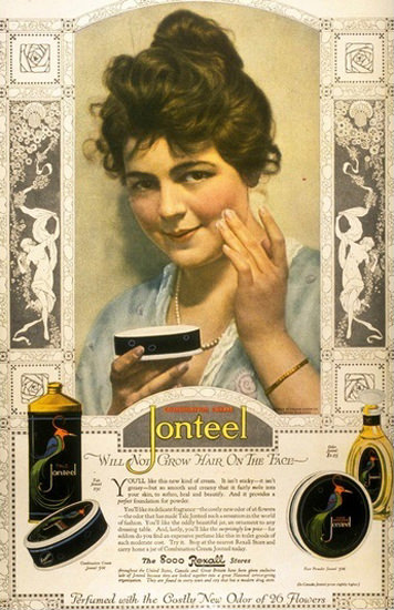 Jonteel Combination Cream Beauty | Sex Appeal Vintage Ads and Covers 1891-1970