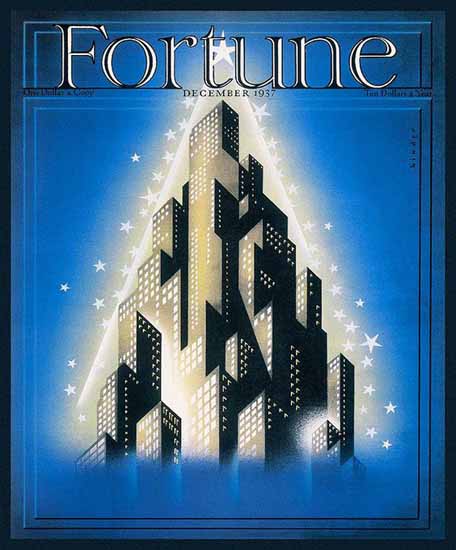 Joseph Binder Fortune Magazine December 1937 Copyright | Fortune Magazine Graphic Art Covers 1930-1959