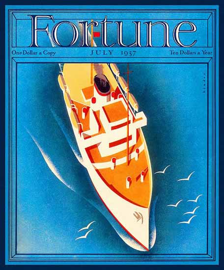 Joseph Binder Fortune Magazine July 1937 Copyright | Fortune Magazine Graphic Art Covers 1930-1959