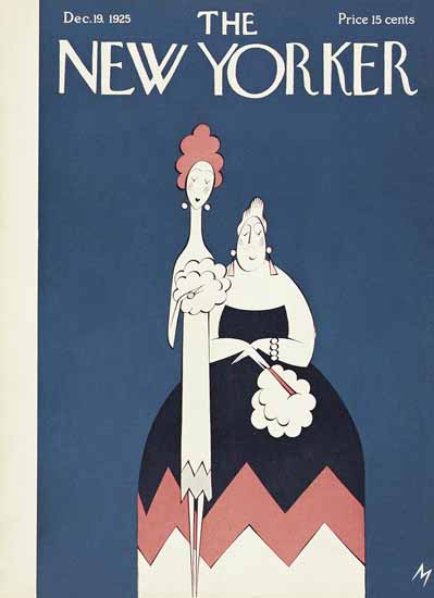 Julian De Miskey The New Yorker 1925_12_19 Copyright | The New Yorker Graphic Art Covers 1925-1945