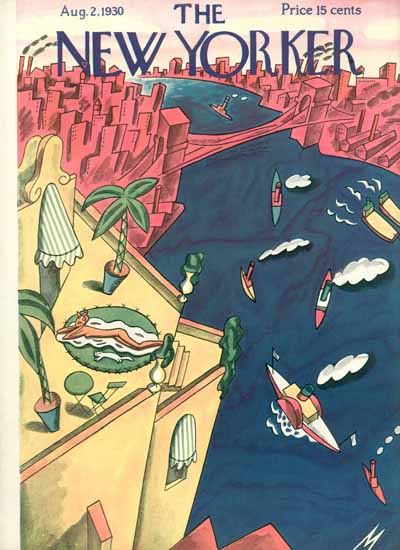 Julian De Miskey The New Yorker 1930_08_02 Copyright | The New Yorker Graphic Art Covers 1925-1945