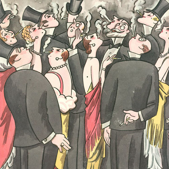 Julian De Miskey The New Yorker 1930_10_18 Copyright crop | Best of Vintage Cover Art 1900-1970