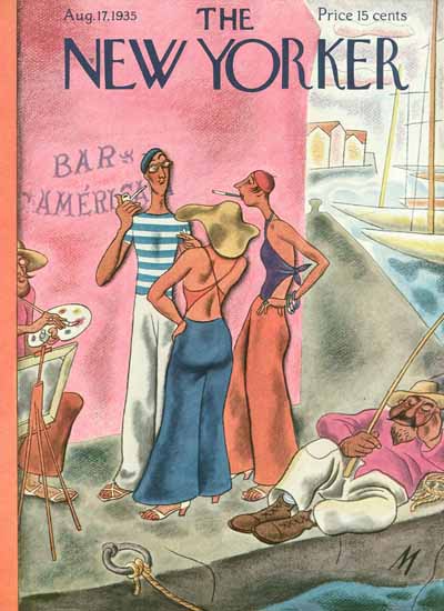 Julian De Miskey The New Yorker 1935_08_17 Copyright | The New Yorker Graphic Art Covers 1925-1945