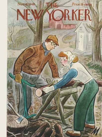 Julian De Miskey The New Yorker 1946_11_16 Copyright | The New Yorker Graphic Art Covers 1946-1970