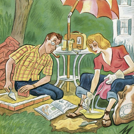 Julian De Miskey The New Yorker 1947_07_12 Copyright crop | Best of 1940s Ad and Cover Art