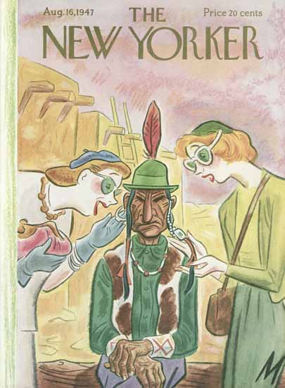 Julian De Miskey The New Yorker 1947_08_16 Copyright | The New Yorker Graphic Art Covers 1946-1970