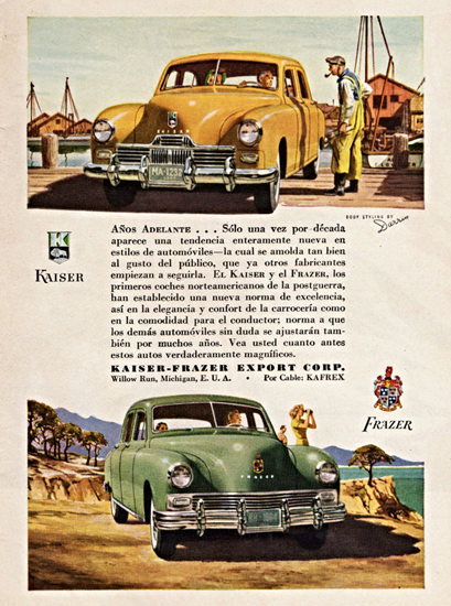 Kaiser Frazer 1947 Body By Darrin | Vintage Cars 1891-1970