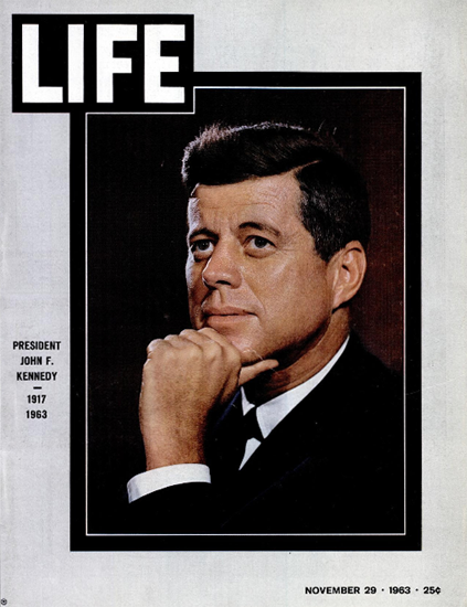 Kennedy Assassination in Dallas 29 Nov 1963 Copyright Life Magazine | Life Magazine Color Photo Covers 1937-1970