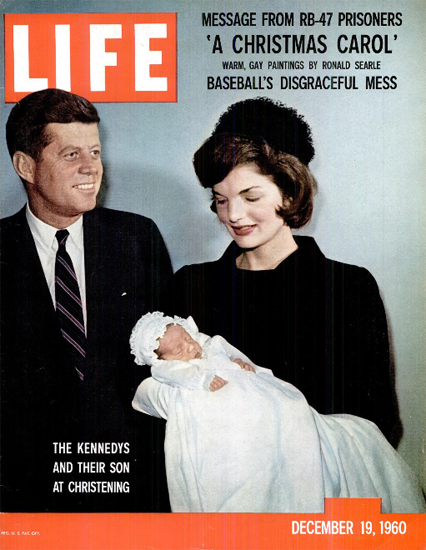 Kennedy Daughter Christening born 19 Dec 1960 Copyright Life Magazine | Life Magazine Color Photo Covers 1937-1970