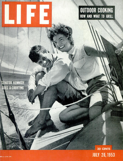 Kennedy Jacqueline Jackie Bouvier 20 Jul 1953 Copyright Life Magazine | Life Magazine BW Photo Covers 1936-1970