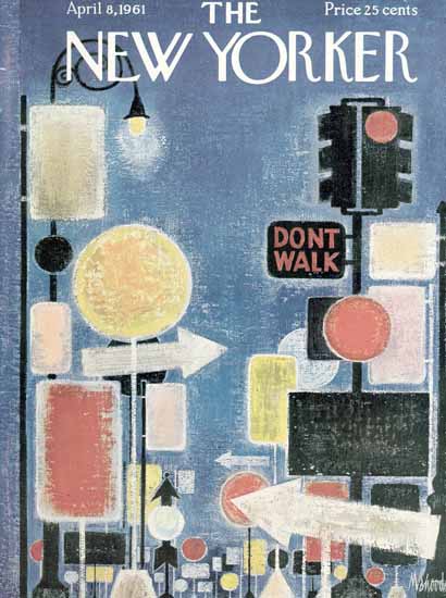 Kenneth Mahood The New Yorker 1961_04_08 Copyright | The New Yorker Graphic Art Covers 1946-1970