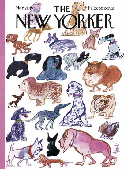 Kenneth Mahood The New Yorker 1970_03_21 Copyright | The New Yorker Graphic Art Covers 1946-1970