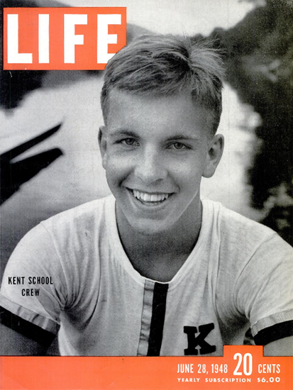 Kent School Crew 28 Jun 1948 Copyright Life Magazine | Life Magazine BW Photo Covers 1936-1970