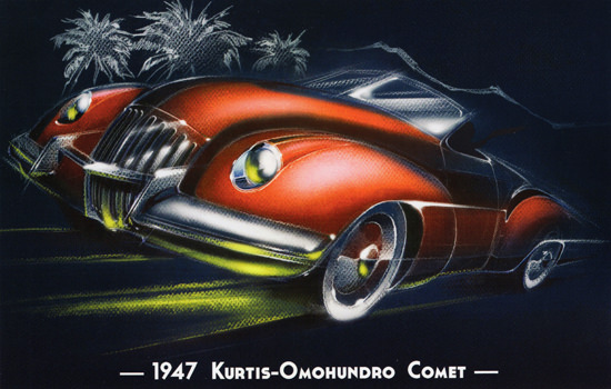 Kurtis Omohundro Comet 1947 Red | Vintage Cars 1891-1970